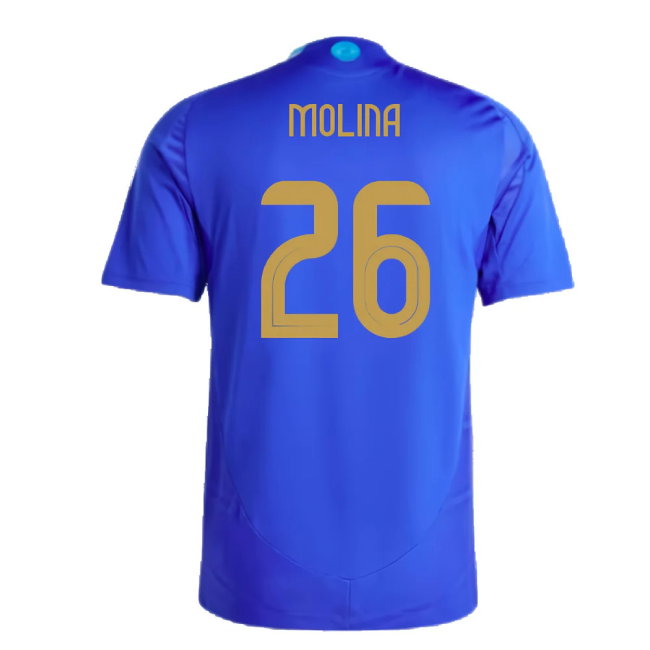 2024-2025 Argentina Authentic Away Shirt (MOLINA 26)-SoccerKits Hub | Buy Soccer Jerseys Online